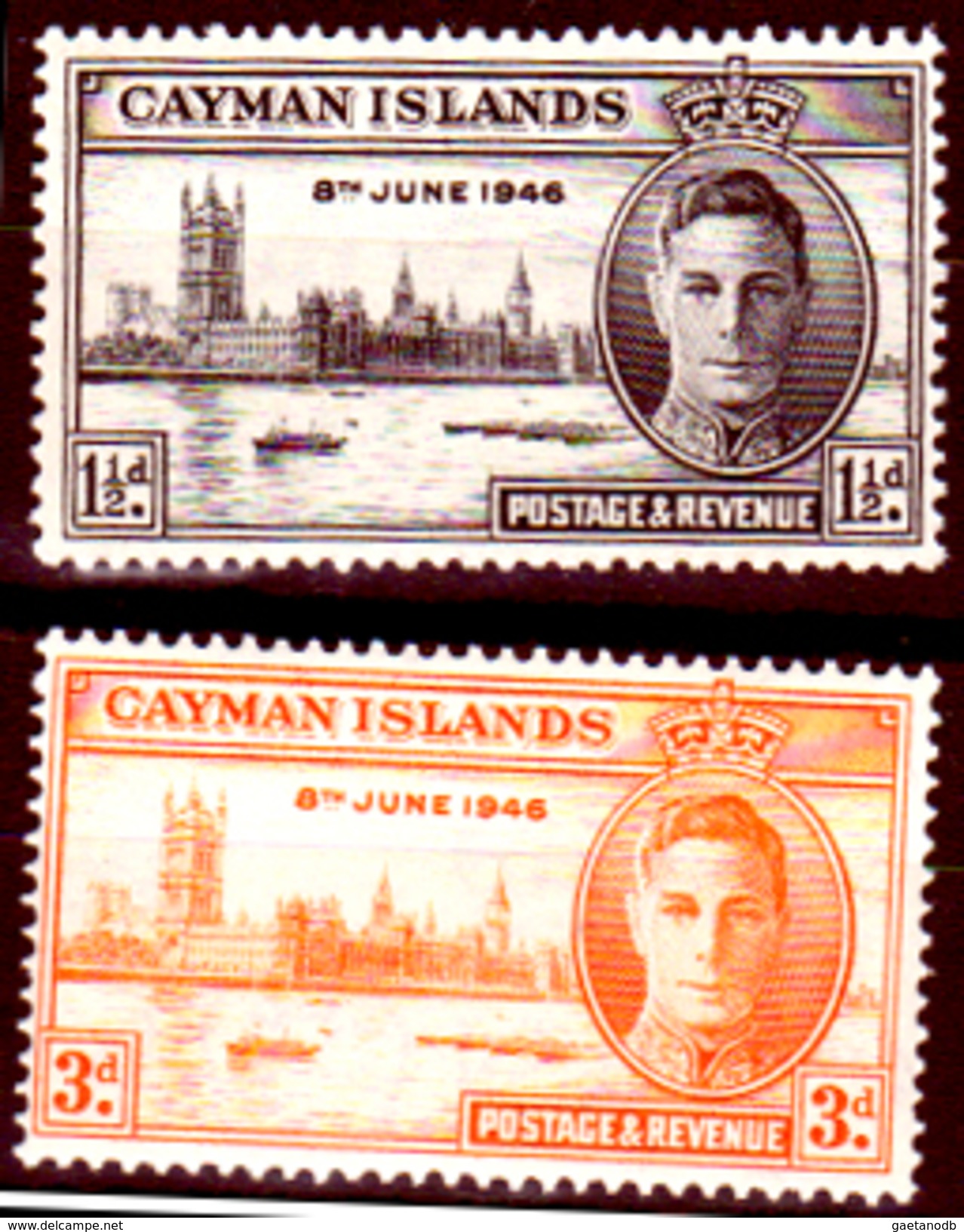 Cayman-014 - 1946 - (++) MNH - Privi Di Difetti Occulti. - Cayman (Isole)