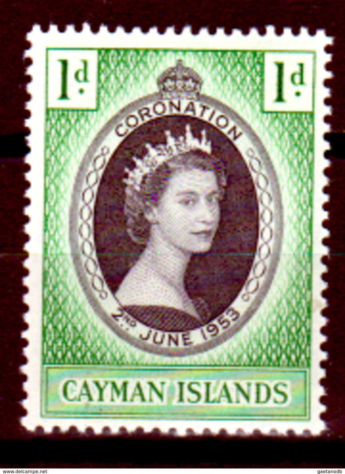 Cayman-015 - 1953 - (++) MNH - Privo Di Difetti Occulti. - Cayman (Isole)