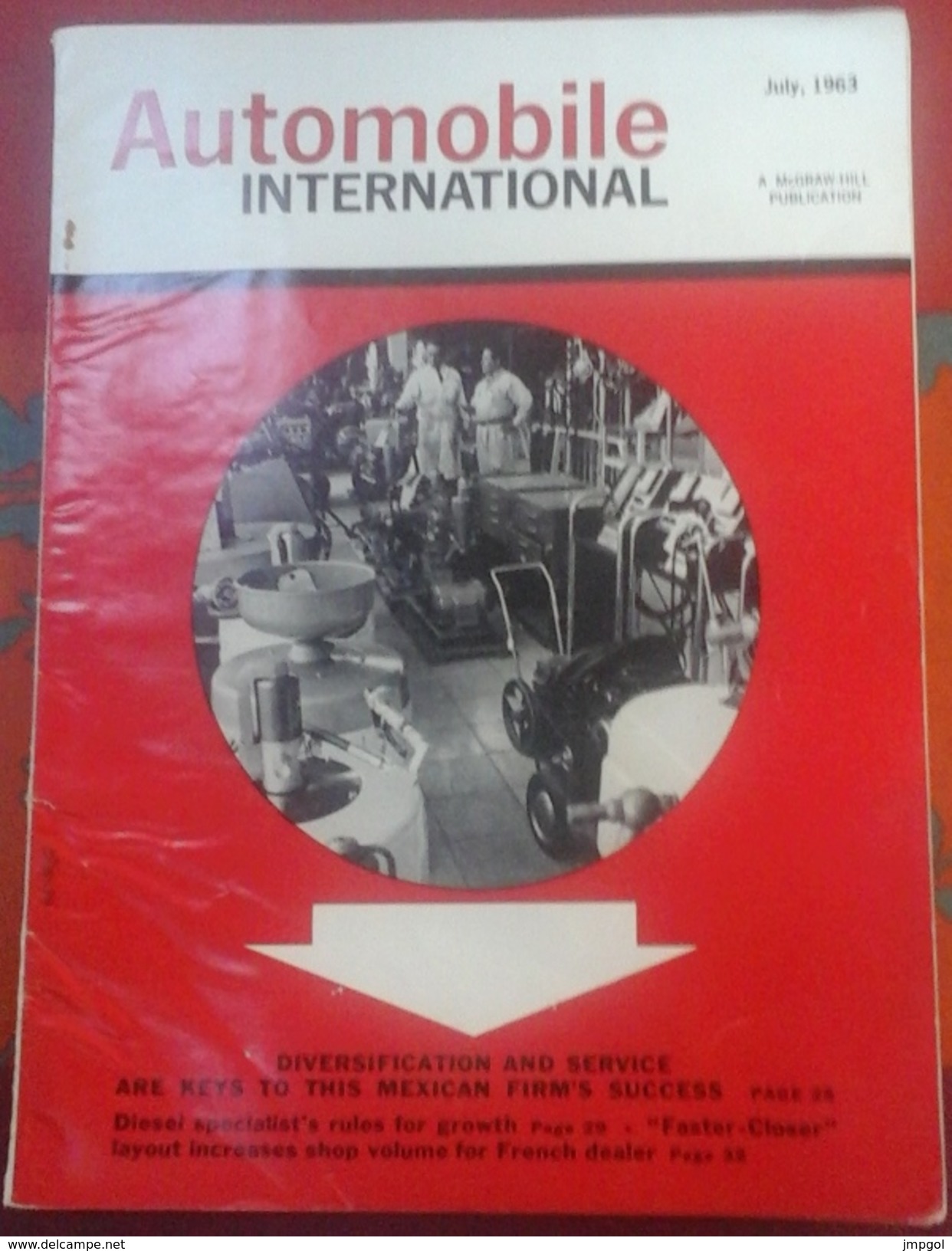 Automobile International Juillet 1963 Publicités JEEP Gladiator, TAUNUS Transit, Conseils Et Nouveaux Produits Auto - Other & Unclassified