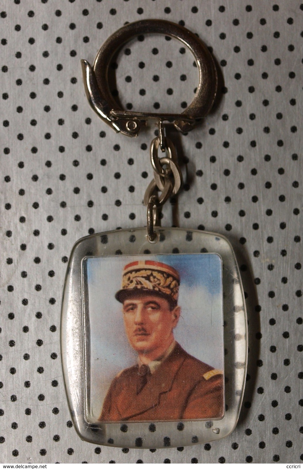 PORTE CLÉS BOURBON GÉNÉRAL DE GAULLE - Obj. 'Souvenir De'