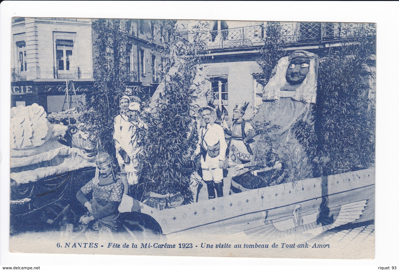 6 -NANTES - Fête De La Mi-Carême 1923 - Une Visite Au Tombeau De Tout-Ank-Amon - Nantes
