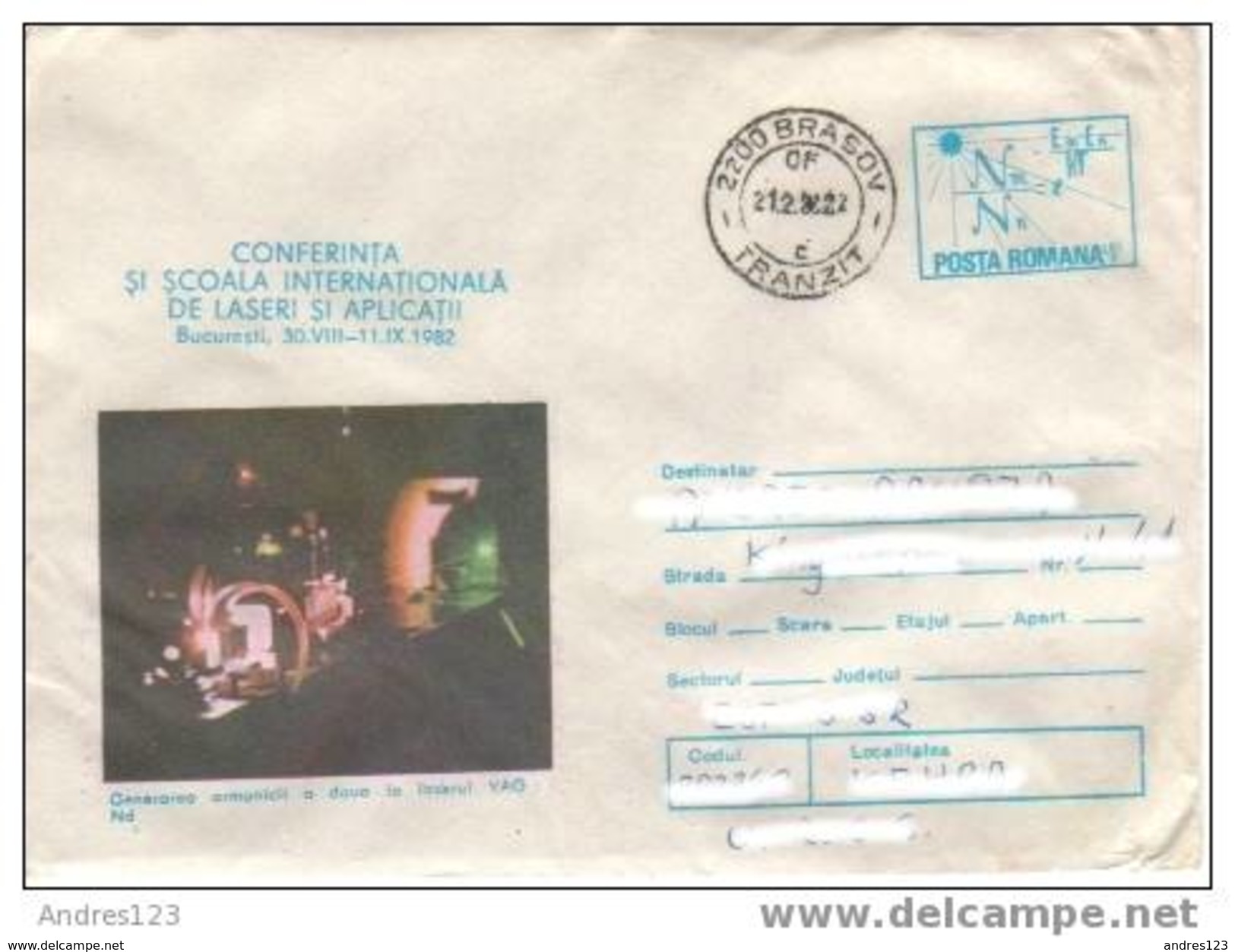 MF044 Romania 1982 Stamped Stationery - Laser K0001 - Ganzsachen