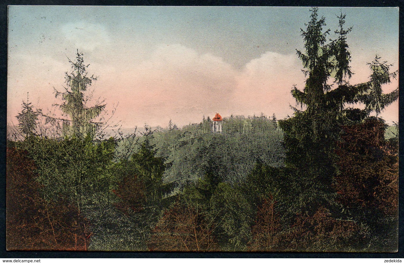 9176 - Alte Ansichtskarte - Gaststätte Restaurant Lützelhöhe Bei Frankenberg - Gel 1928 - Jost - TOP - Frankenberg