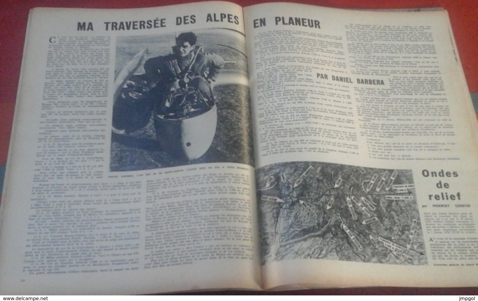 Aviation Magazine N° 248 Avril 1958 Traversée Des Alpes En Planeur Par Daniel BARBERA - Flugzeuge