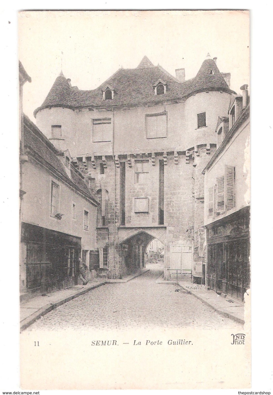 CPA 21 N°11  FRANCE - CÔTE D' OR - SEMUR-en-AUXOIS - La Porte Guillier Unused ACHTEZ IMMEDIATE - Semur