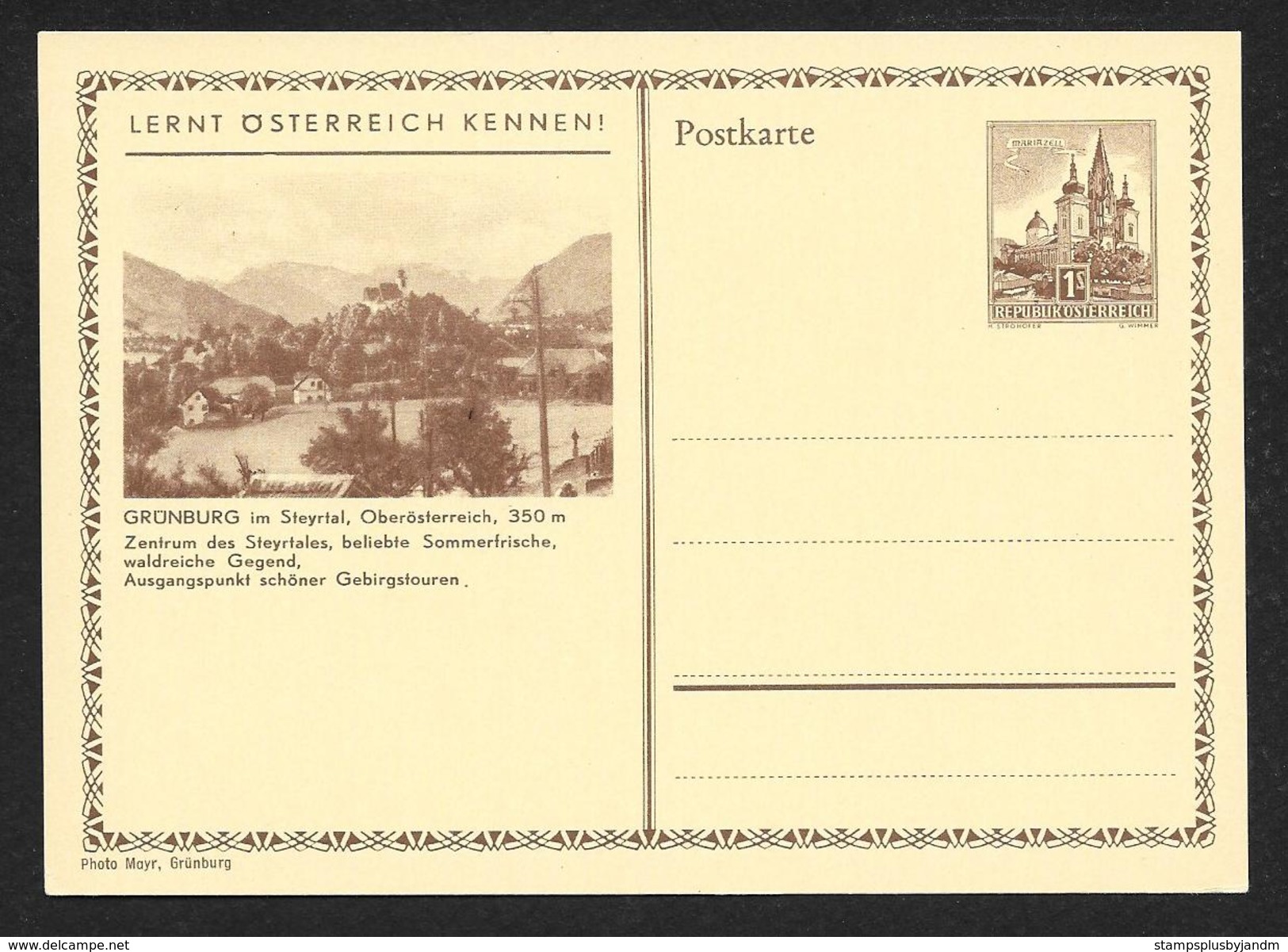 AUSTRIA (105) View Postal Cards Almost All Different Scenes Unused c1950s STK#A10001//A10110