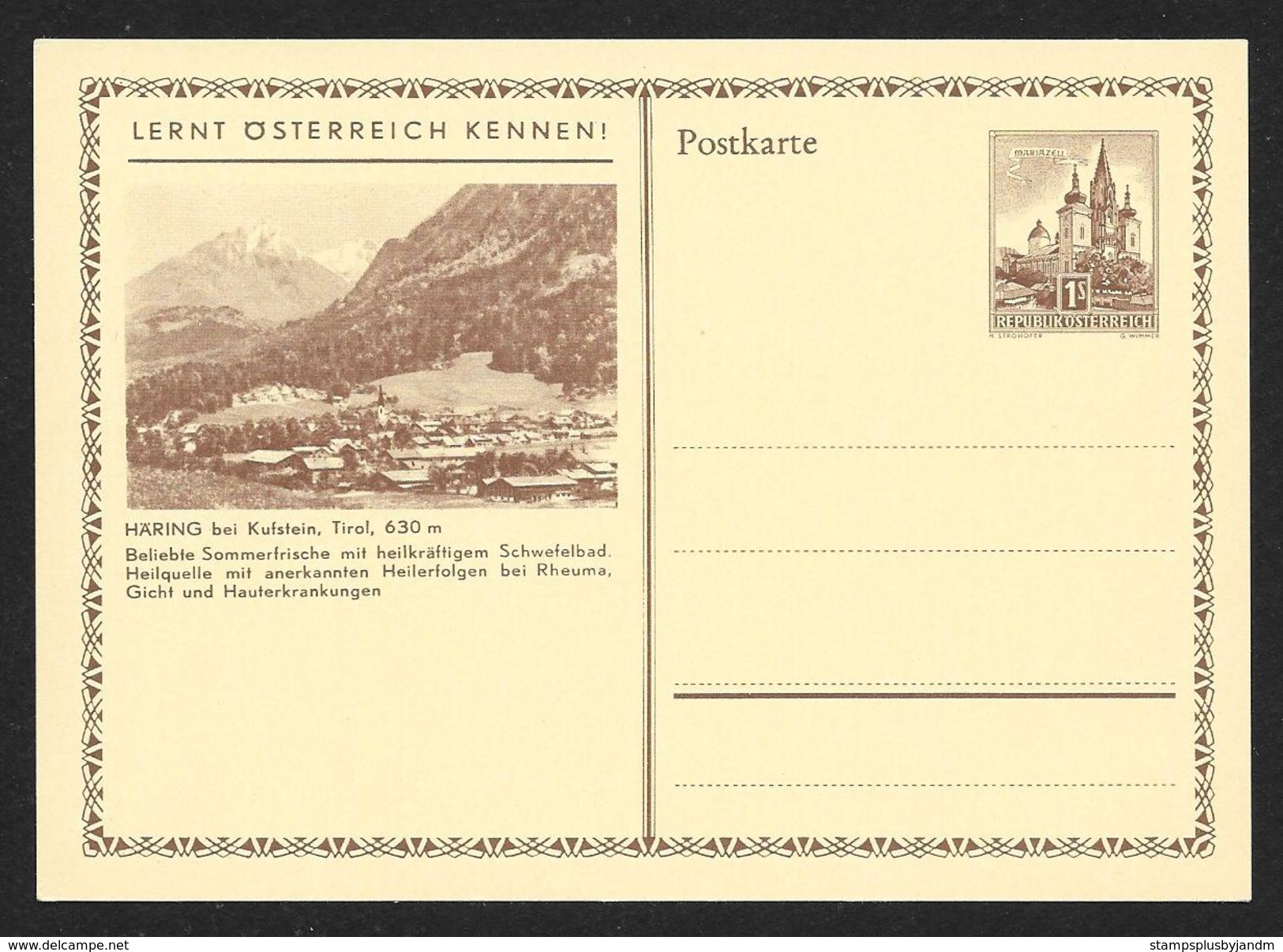 AUSTRIA (105) View Postal Cards Almost All Different Scenes Unused c1950s STK#A10001//A10110