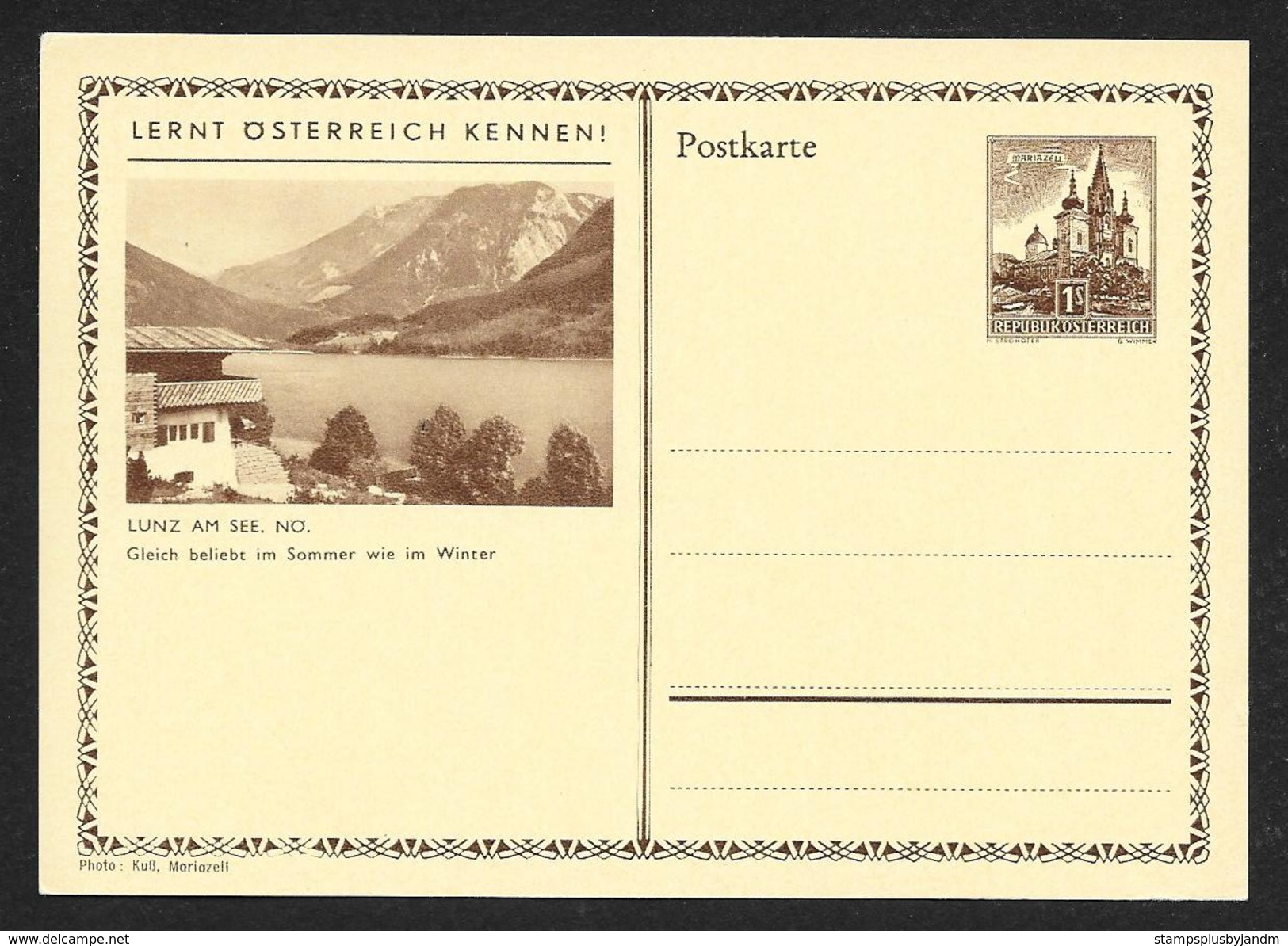 AUSTRIA (105) View Postal Cards Almost All Different Scenes Unused c1950s STK#A10001//A10110