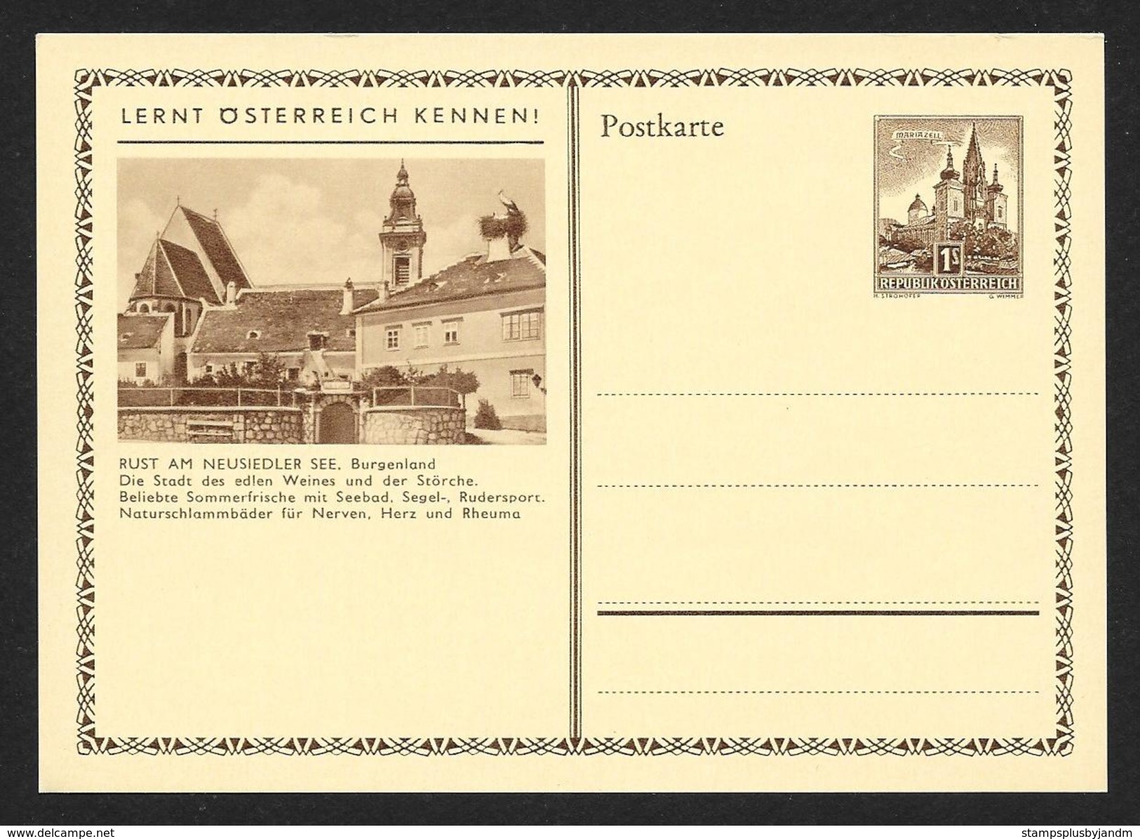 AUSTRIA (105) View Postal Cards Almost All Different Scenes Unused c1950s STK#A10001//A10110