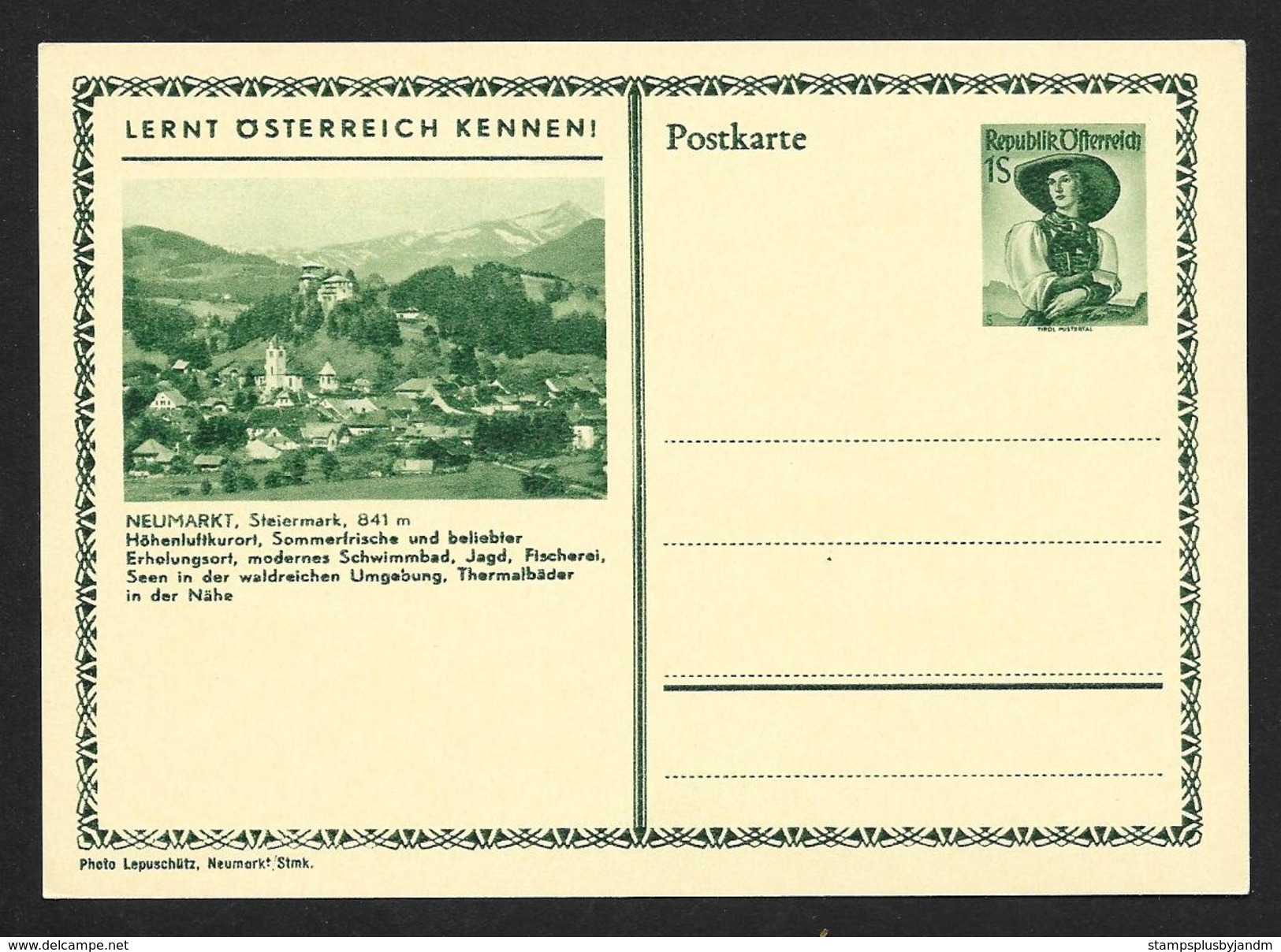 AUSTRIA (105) View Postal Cards Almost All Different Scenes Unused c1950s STK#A10001//A10110