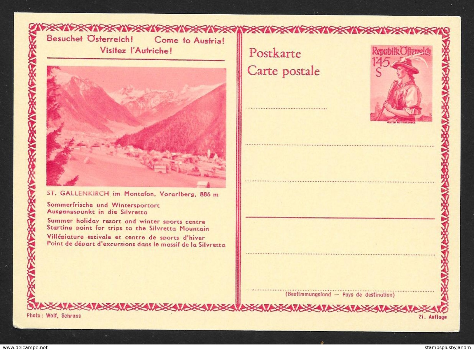 AUSTRIA (105) View Postal Cards Almost All Different Scenes Unused c1950s STK#A10001//A10110