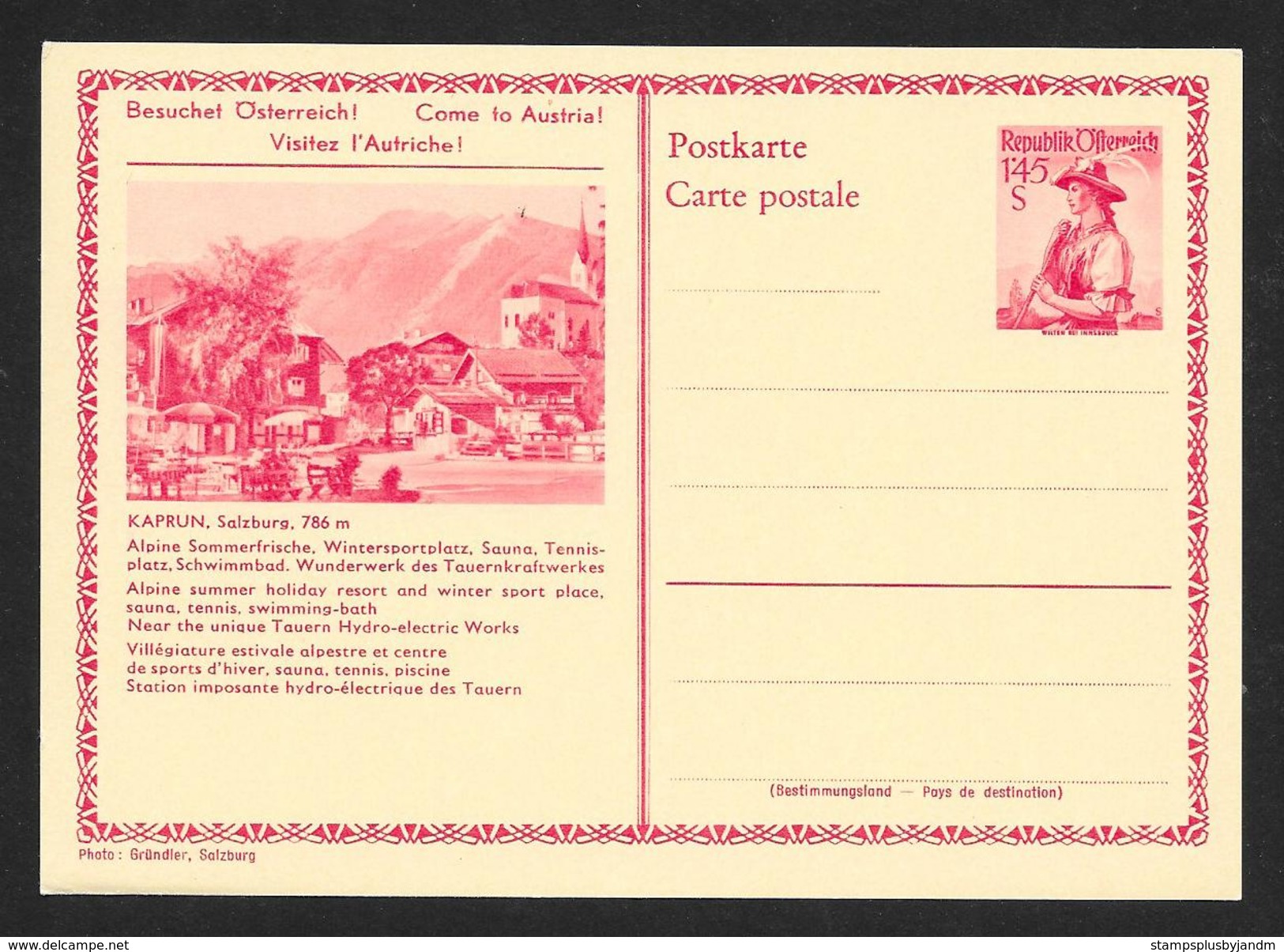 AUSTRIA (105) View Postal Cards Almost All Different Scenes Unused c1950s STK#A10001//A10110