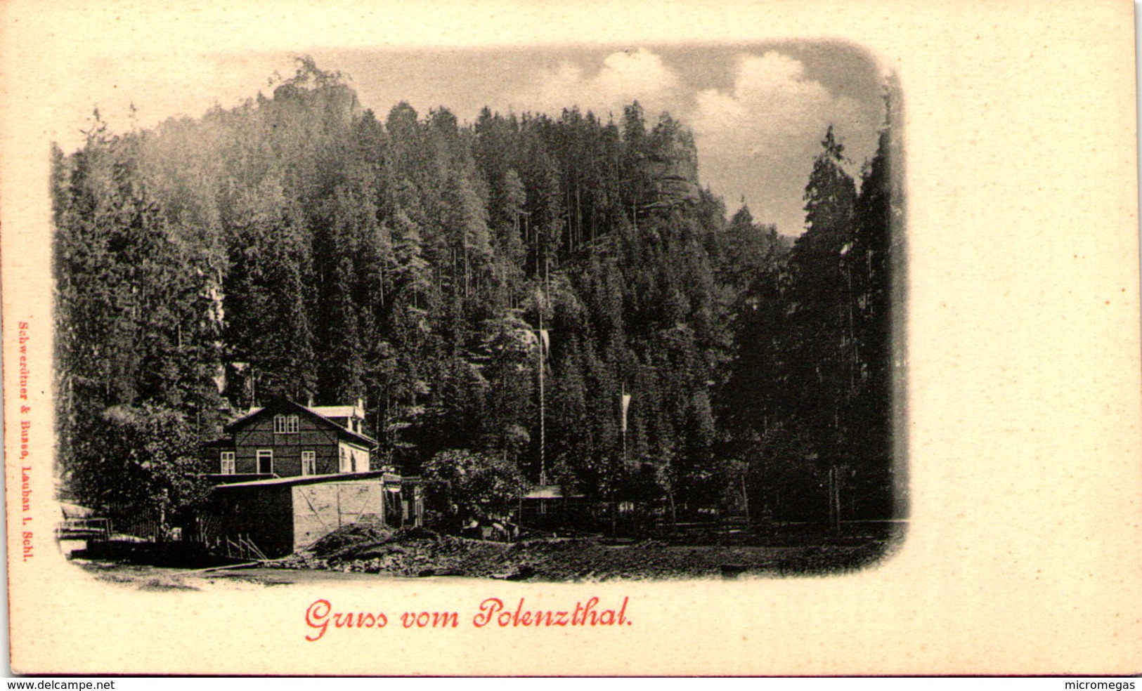 Gruss Vom POLENZTHAL - Hohnstein (Saechs. Schweiz)