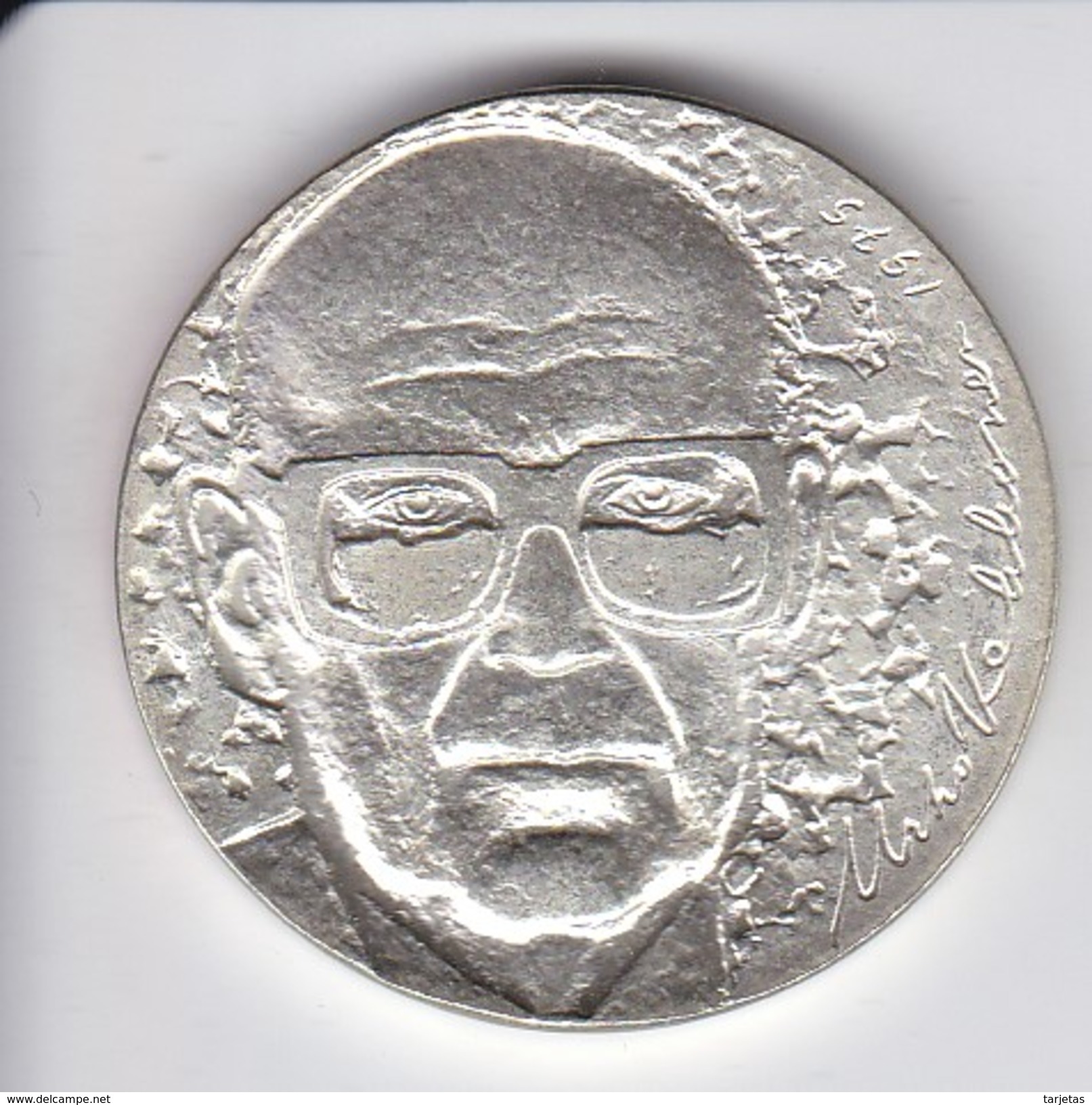 MONEDA DE PLATA DE FINLANDIA DE 10 MARKKAA DEL AÑO 1975 PRESIDENTE KEKKONEN   (COIN) SILVER,ARGENT. - Finlandia