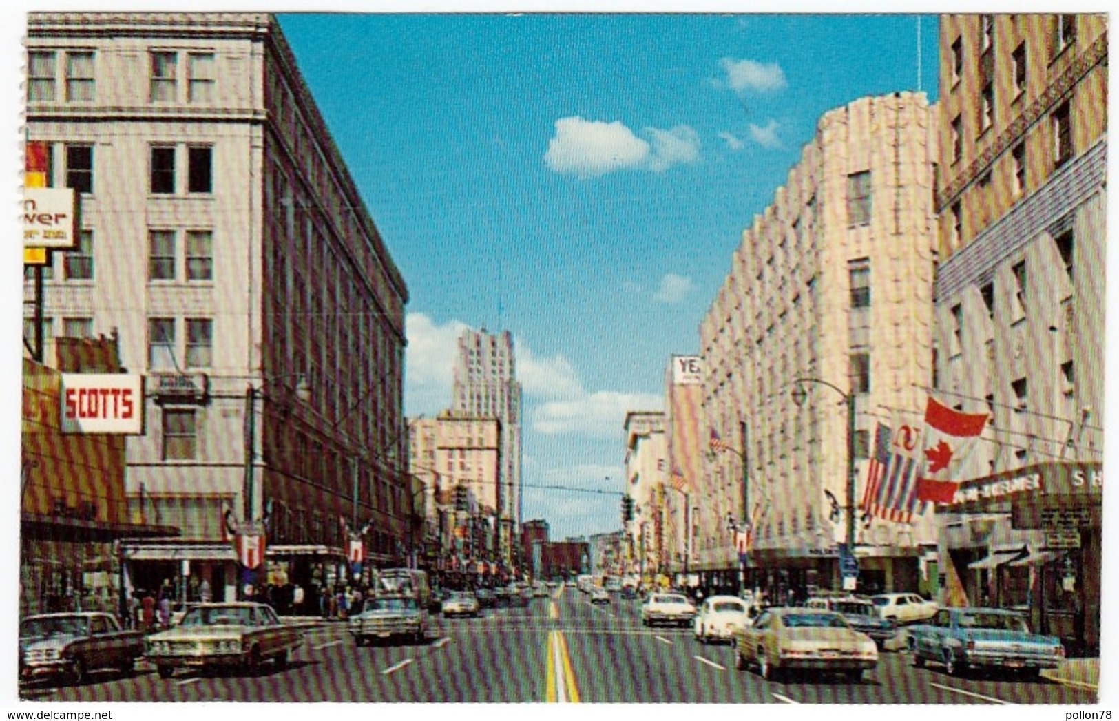 DOWNTOWN VIEW - AKRON - OHIO - 1970 - Formato Piccolo - Akron