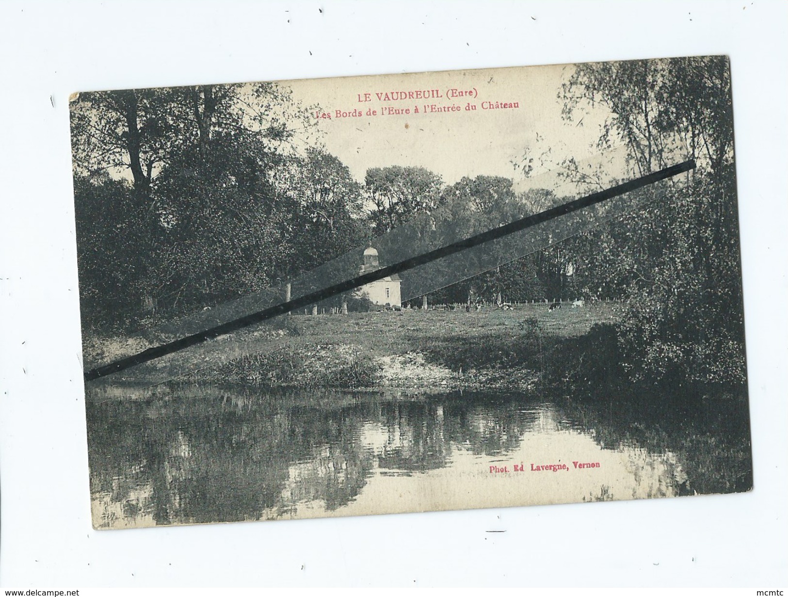 CPA  - Le Vaudreuil  (Eure) - Les Bords De L'Heure à L'entrée Du Château - Le Vaudreuil