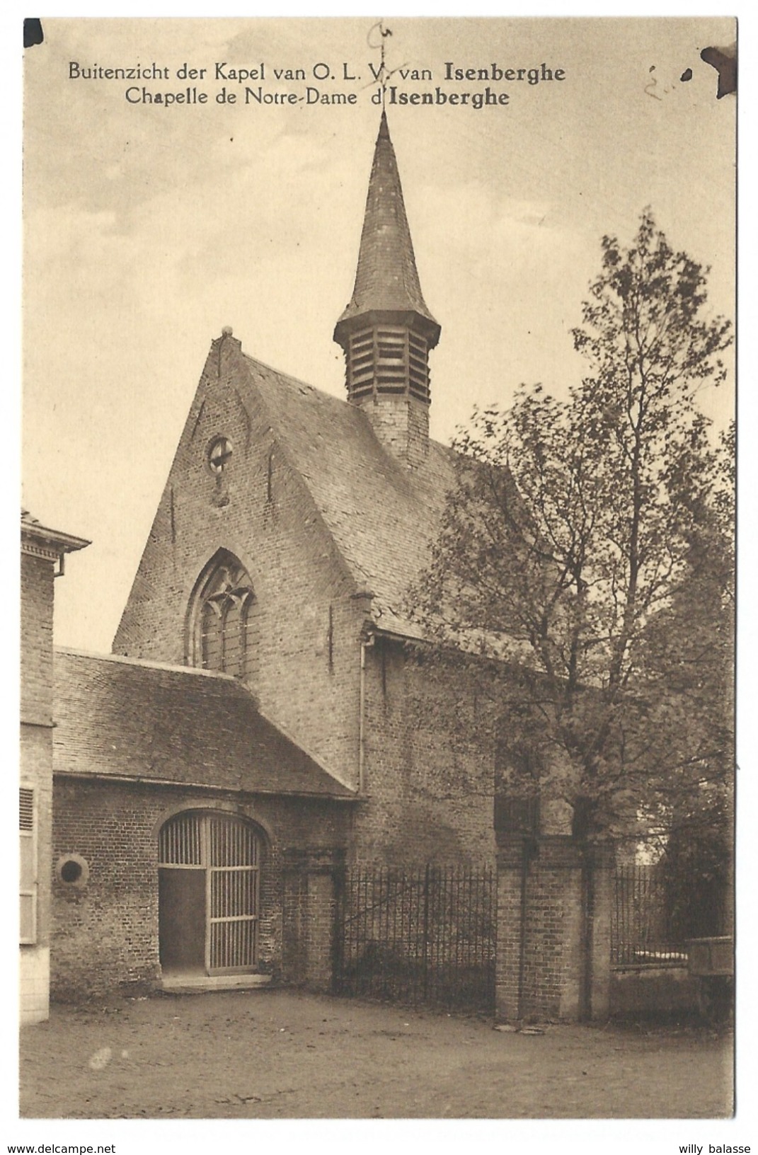 +++ CPA  - Chapelle De N-D D' ISENBERGHE - Kapel - IZENBERGE   // - Alveringem