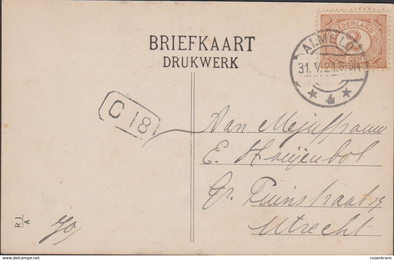 Almelo 1921 't Jagertje In 't Bosch Bij Almelo Twente Overijsel Nederlandoude Postkaart Ansichtkaart - Almelo