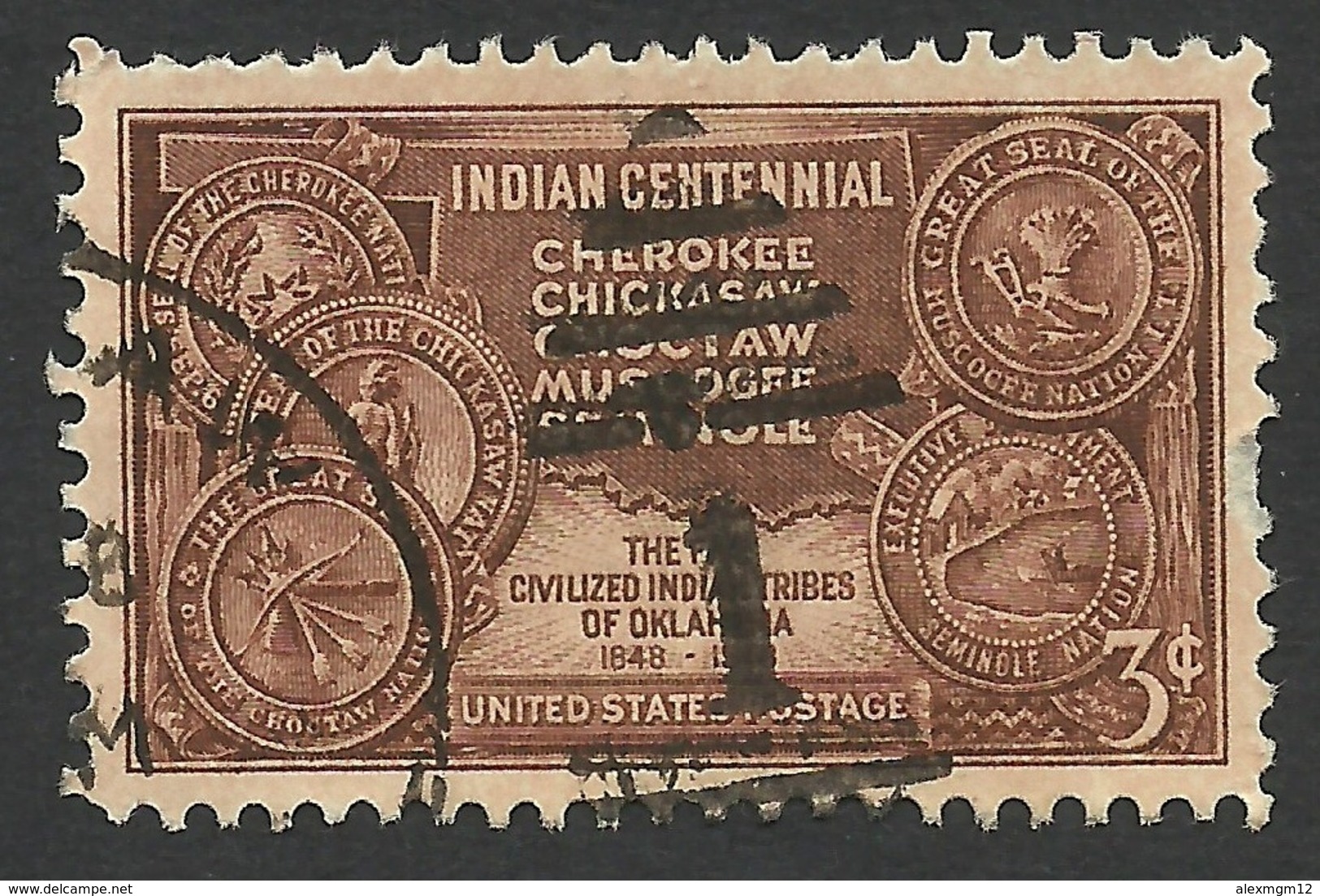 United States, 3 C. 1948, Scott # 972, Used - Oblitérés