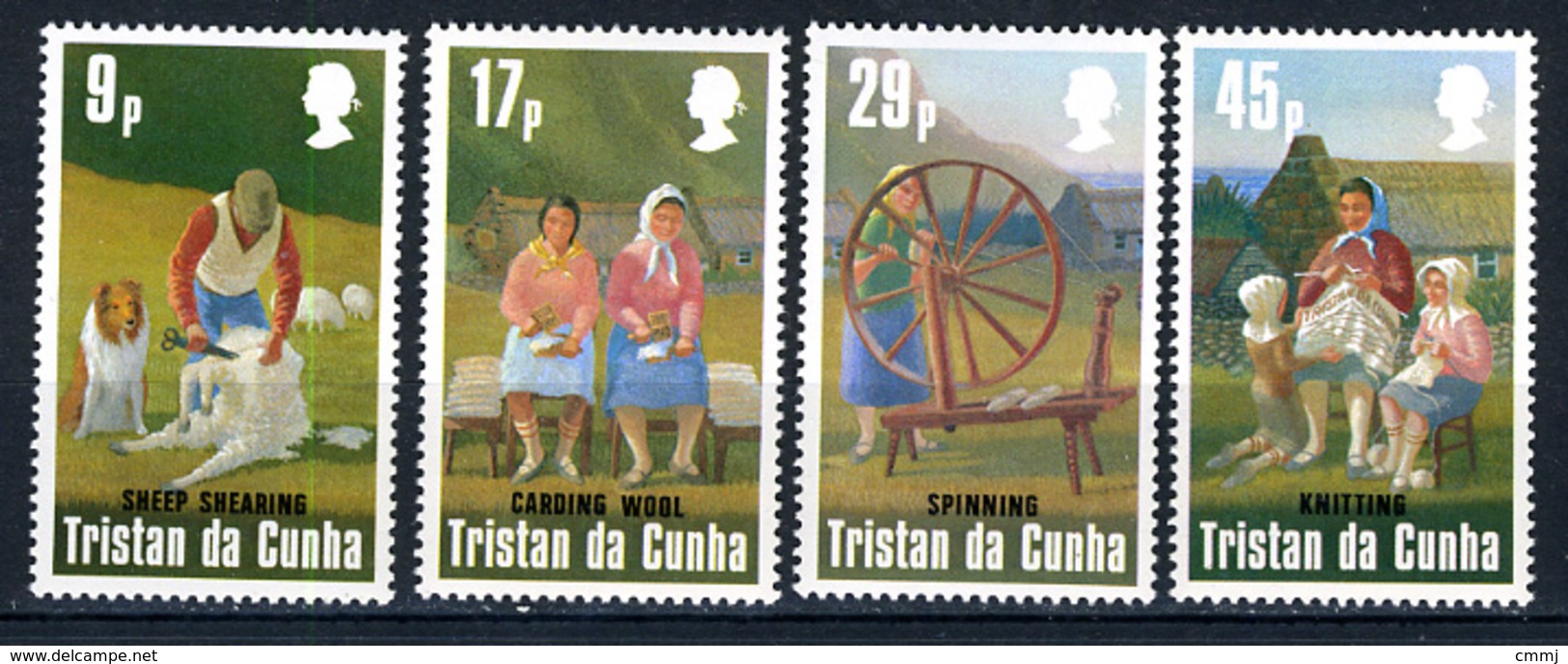 1984 - TRISTAN DA CUNHA  - Catg. Mi. 373/376 - NH - (373908.13) - Tristan Da Cunha