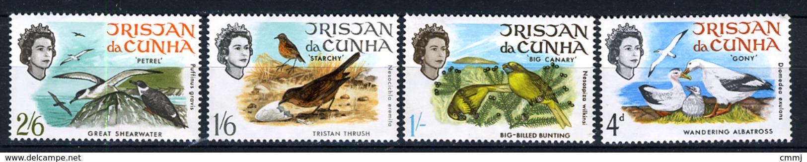 1968 - TRISTAN DA CUNHA  - Catg. Mi. 116/119 - NH - (G-EA - 40) - Tristan Da Cunha