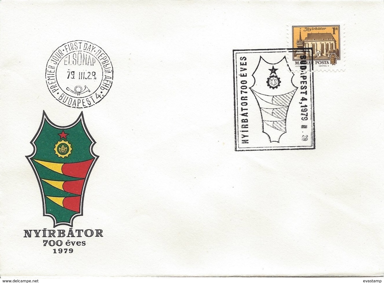 HUNGARY - 1979.FDC - Calvinist Church Nyírbator II.Mi:3339. - FDC