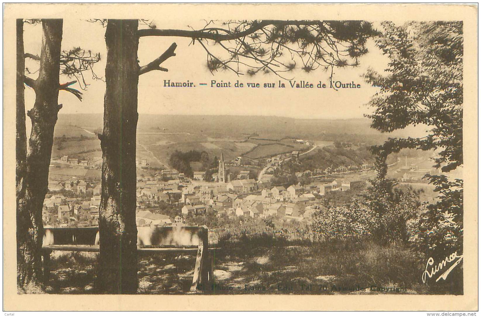 HAMOIR - Point De Vue Sur La Vallée De L'Ourthe - Hamoir