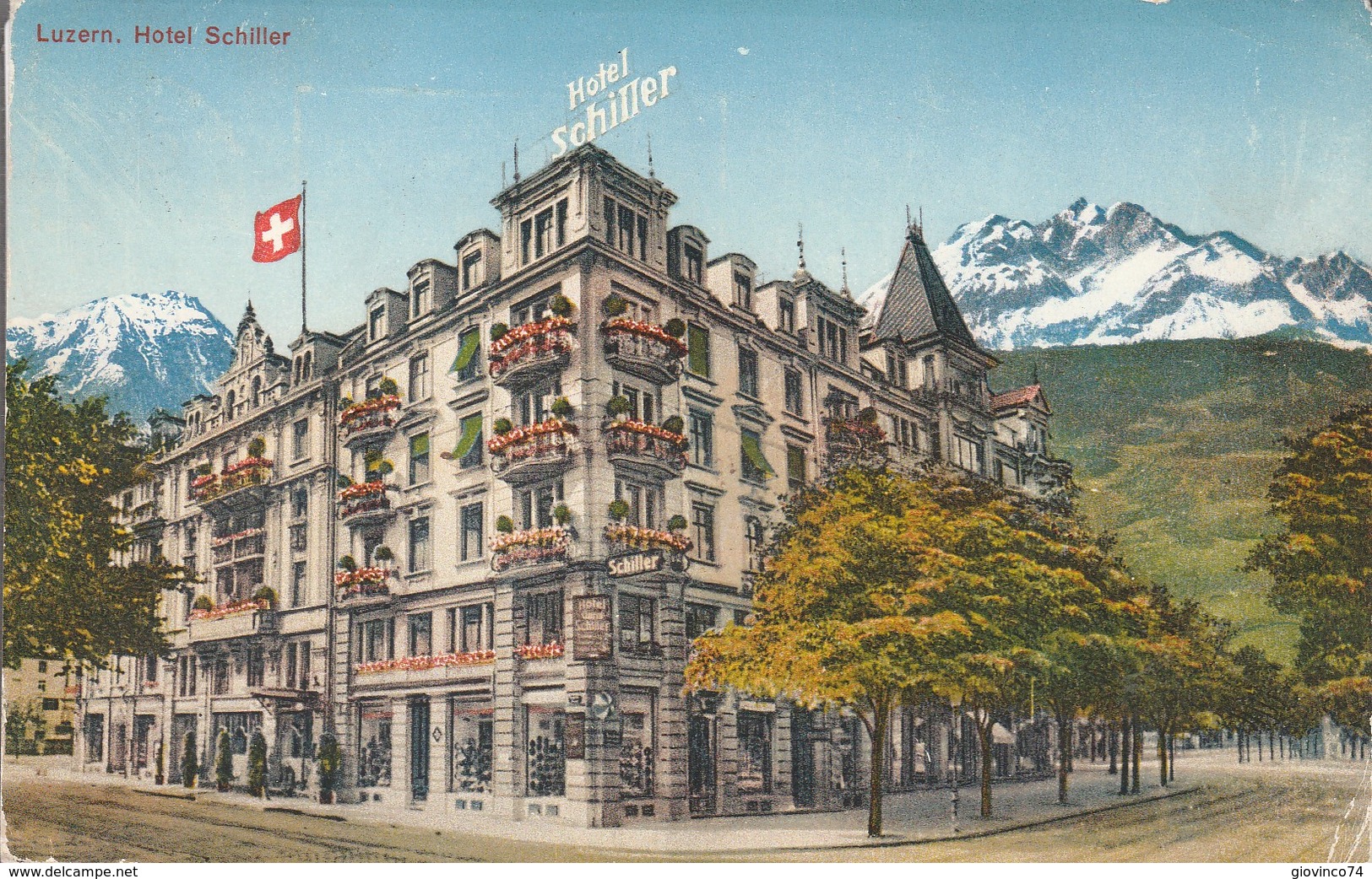 SVIZZERA - SUISSE - LUZERN - HOTEL SCHILLER.......BB - Lucerna