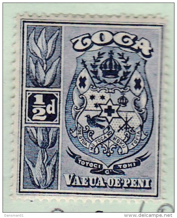 Tonga 1897 Sc 38 Mint Hinged - Tonga (1970-...)