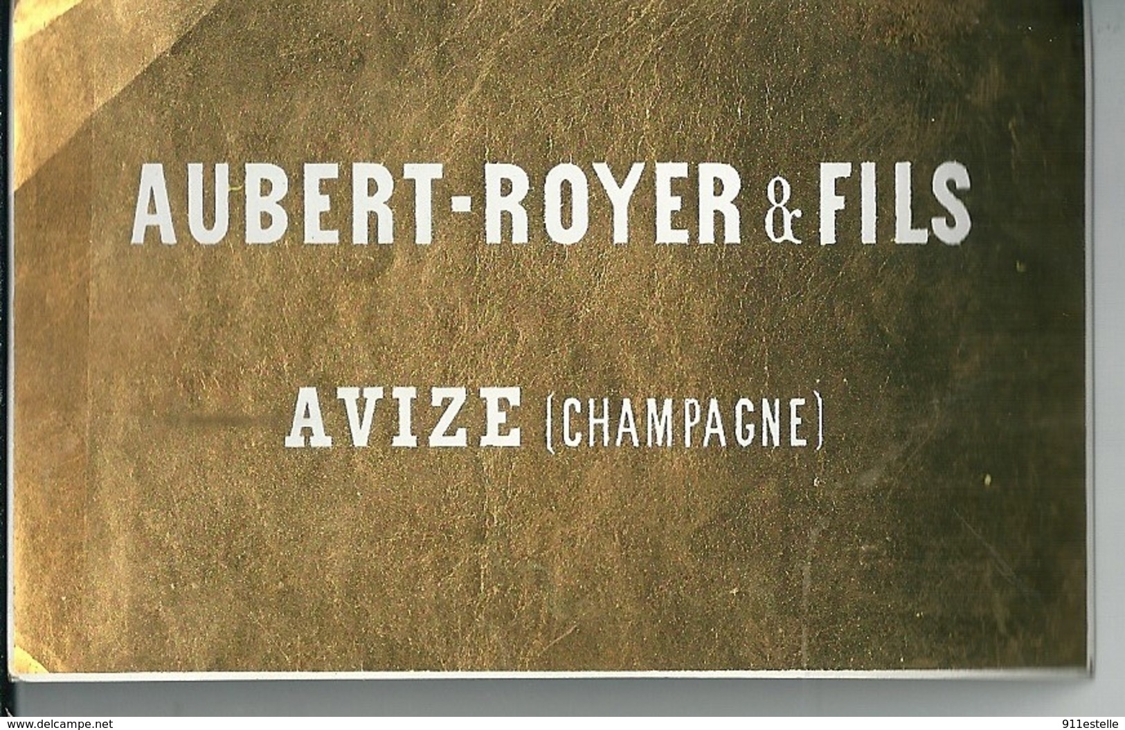 Avize AUBERT- ROYER & FILS  AVIZE   Champagne - Champagne