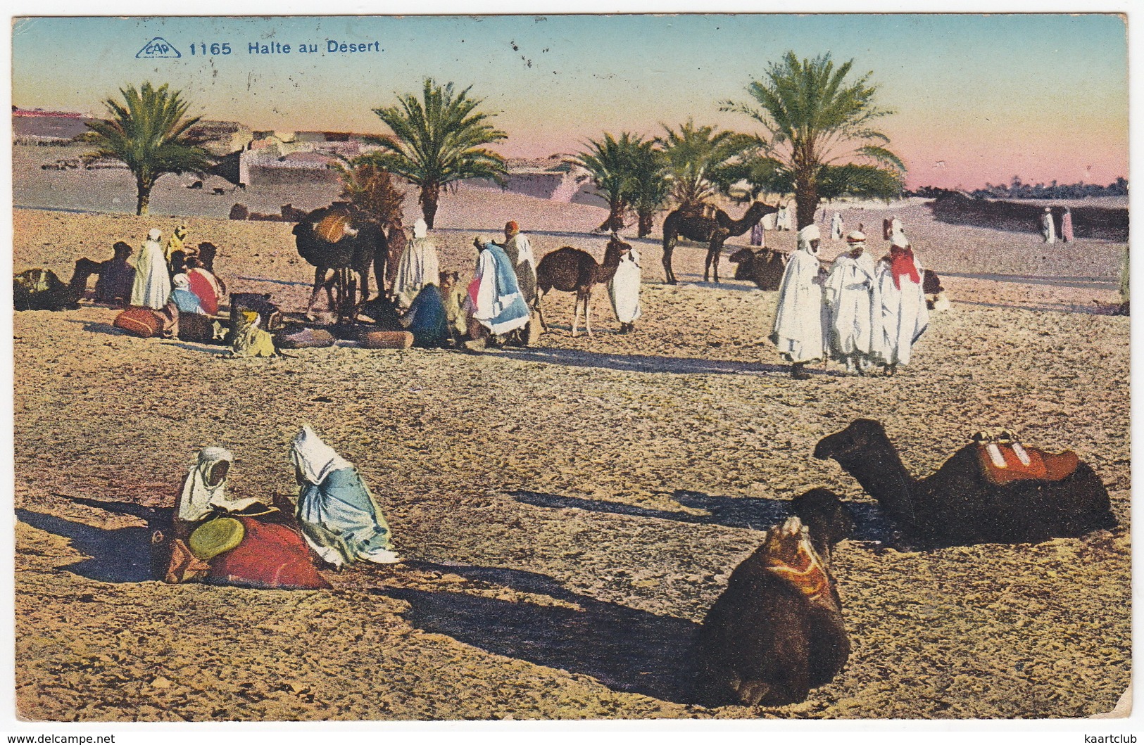 Sousse - Halte Au Desert - (Chameau/Camel/Kameel) - (1927) - (Tunesie) - Tunesië