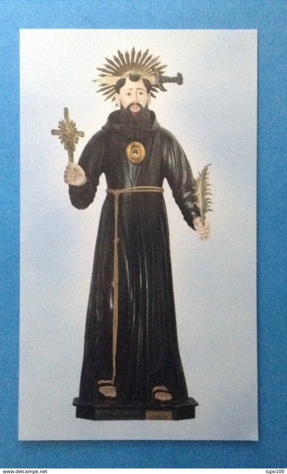 Santino Holy Card San Daniele Martire Frati Minori Cappuccini Belvedere Marittimo Cs - Images Religieuses