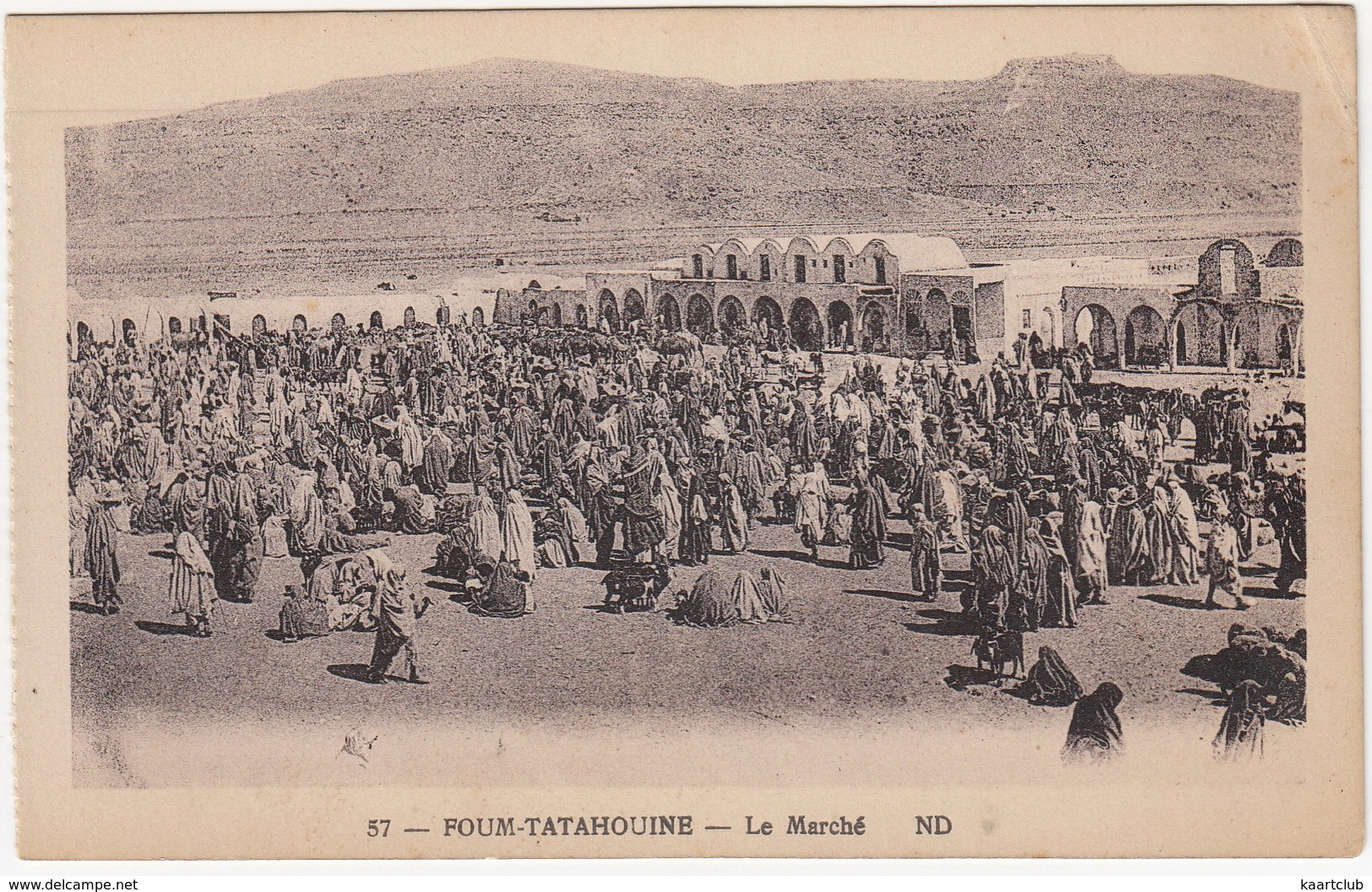 Foum-Tatahouine - Le Marché - (57 - ND) - (Tunesie) - Tunisie