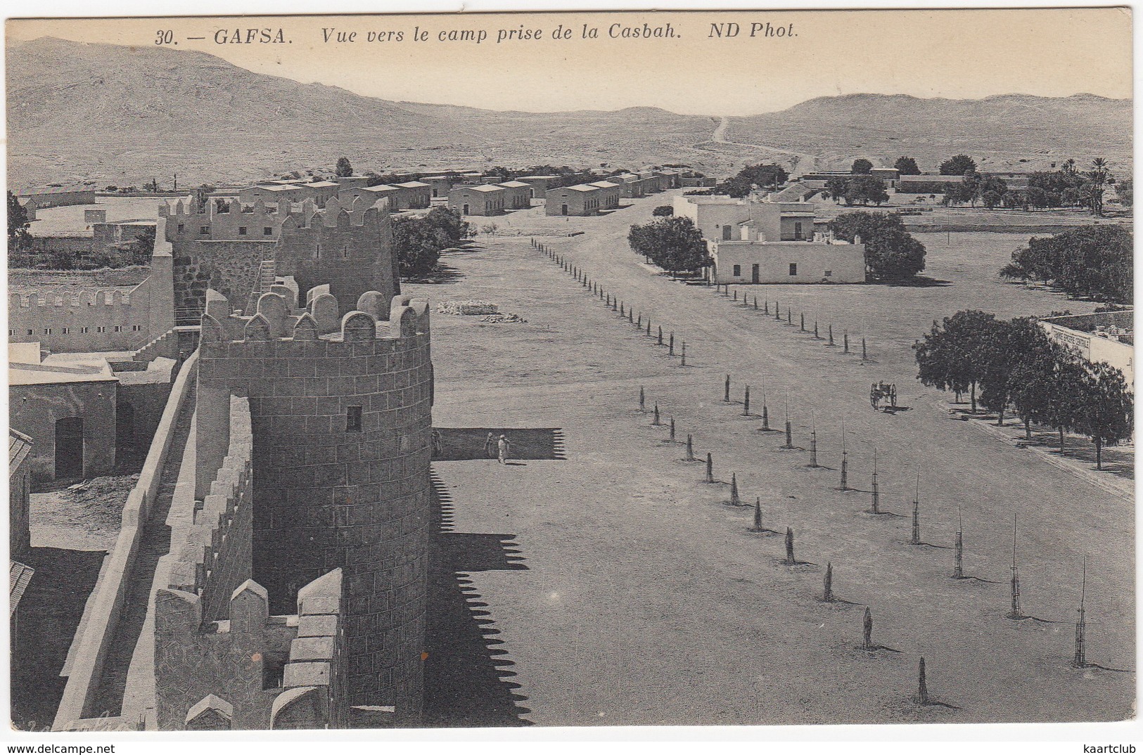 Gafsa - Vue Vers Le Camp Prise De La Casbah (30 - ND Phot) - (Tunesie) - Tunesië