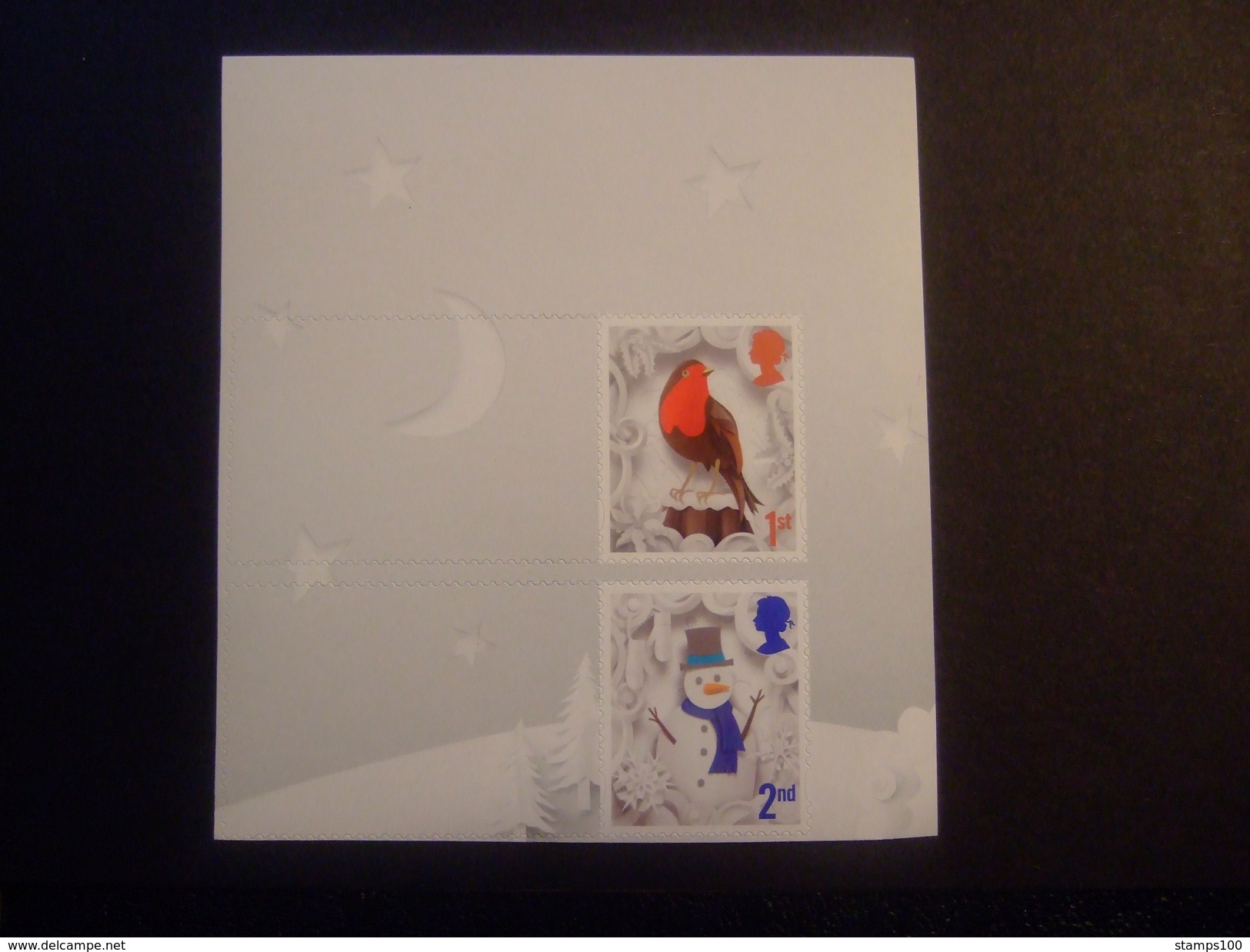 Great Britain 2016 CHRISTMAS WITH ELLIPTICAL PERFORATION From 50 Years Of Christmas Sheet MNH ** (S48-200) - Neufs