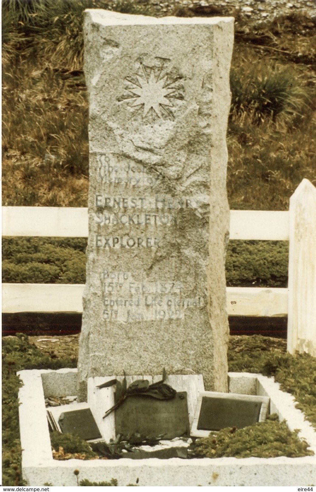 South Georgia 1965 British Expedition Sign Leader Lieut Commander Malcom Keith Burley  + Photo Grave Shackleton - Briefe U. Dokumente