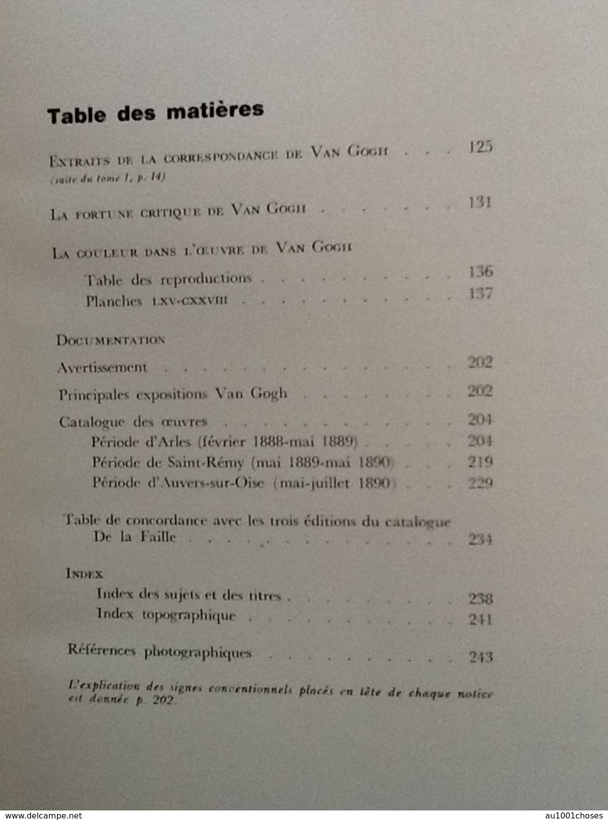 Tout l' Oeuvre peint de Vincent Van Gogh 1881-1888 Volume II