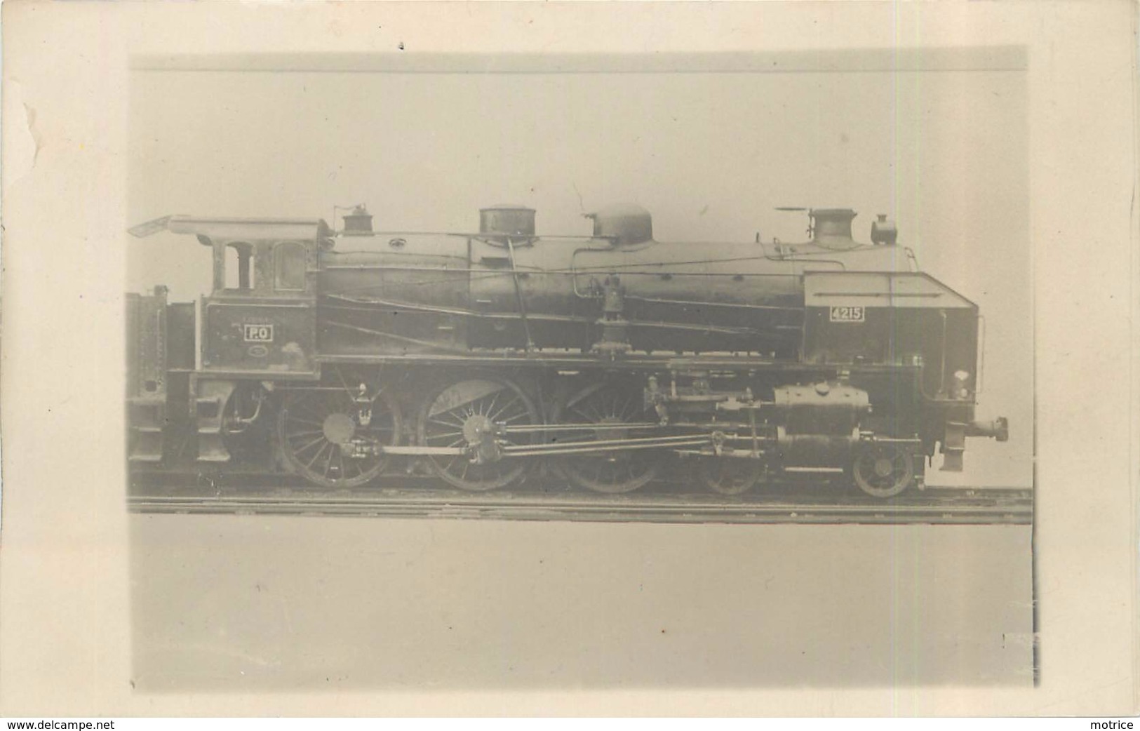 LOCOMOTIVE N° 4225 PO - Carte Photo. - Trains