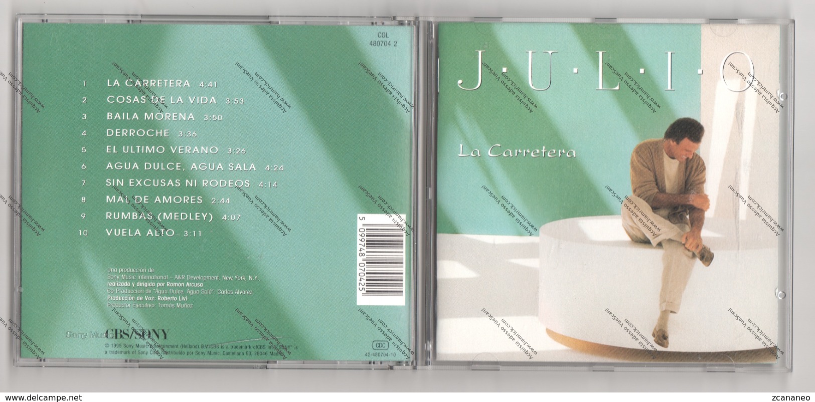 CD DI JULIO IGLESIAS LA CARRETERA DEL 1995 - - Musiques Du Monde