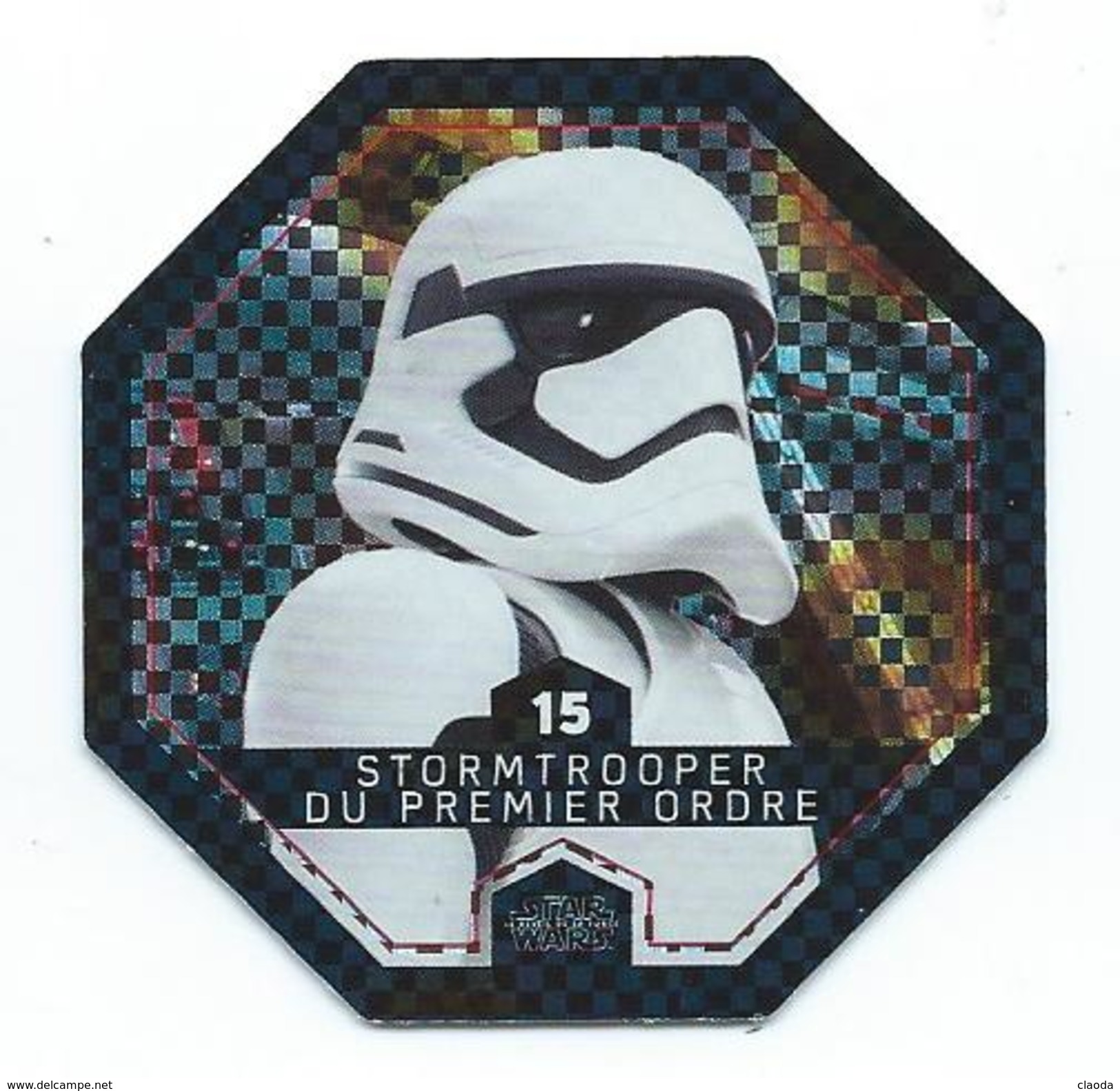 JU 15 (2) - JETON STAR WARS - Collection LECLERC 2016 - N° 15  -STORMTROOPER DU PREMIER ORDRE - Gift Cards