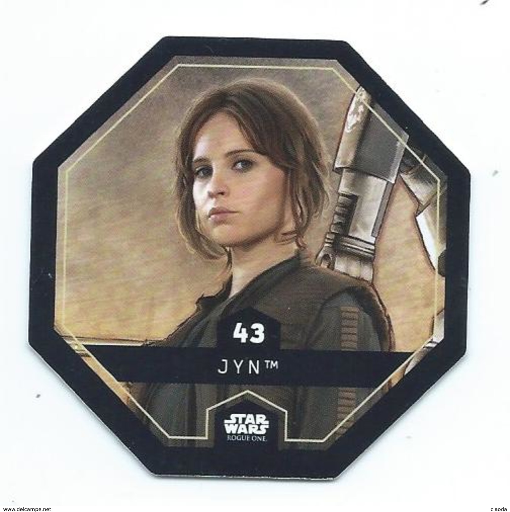 JU 43 (2) - JETON STAR WARS - Collection LECLERC 2016 - N° 43 - JYN - Gift Cards