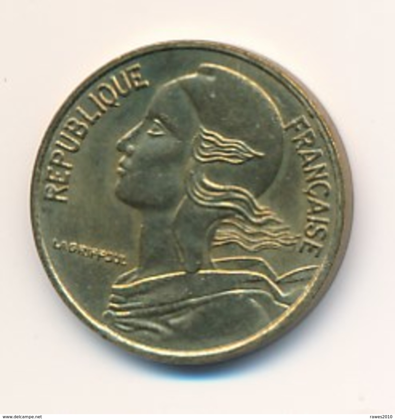 Frankreich 1998 5 Centimes Rückseite: Marianne - Altri & Non Classificati