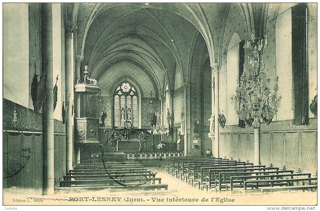 39 PORT-LESNEY  Vue Intérieure De L'Eglise - Autres & Non Classés