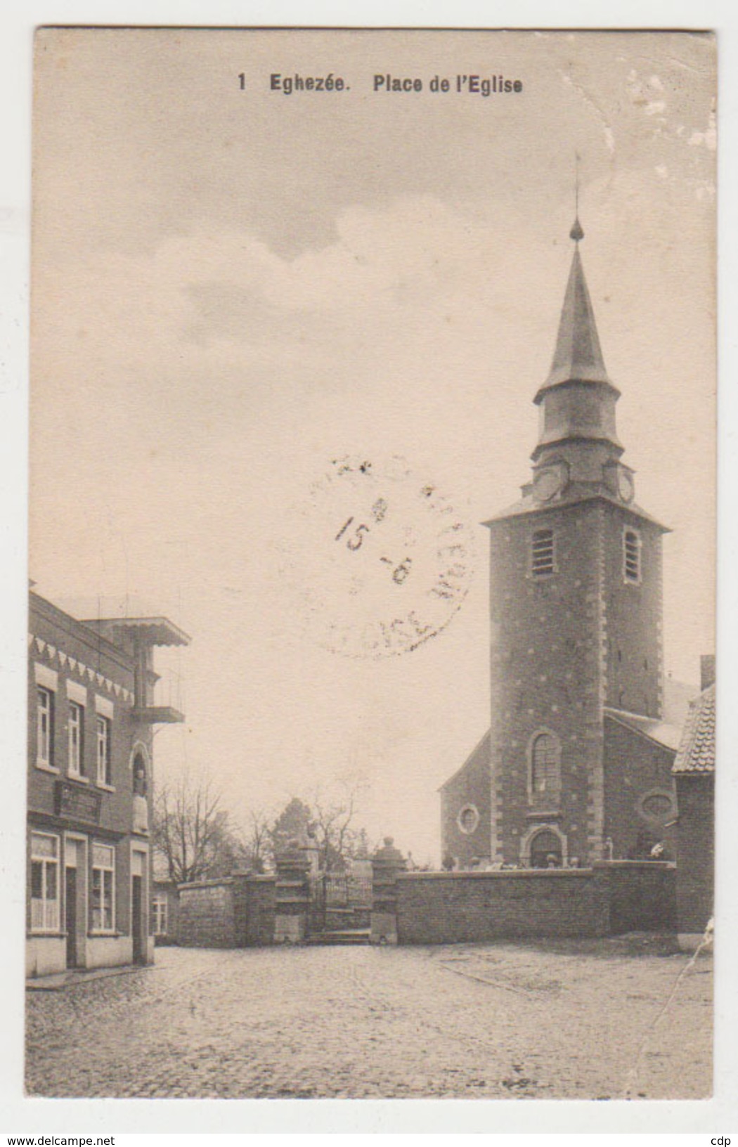 Cpa Eghezée  Place De L'église - Eghezée