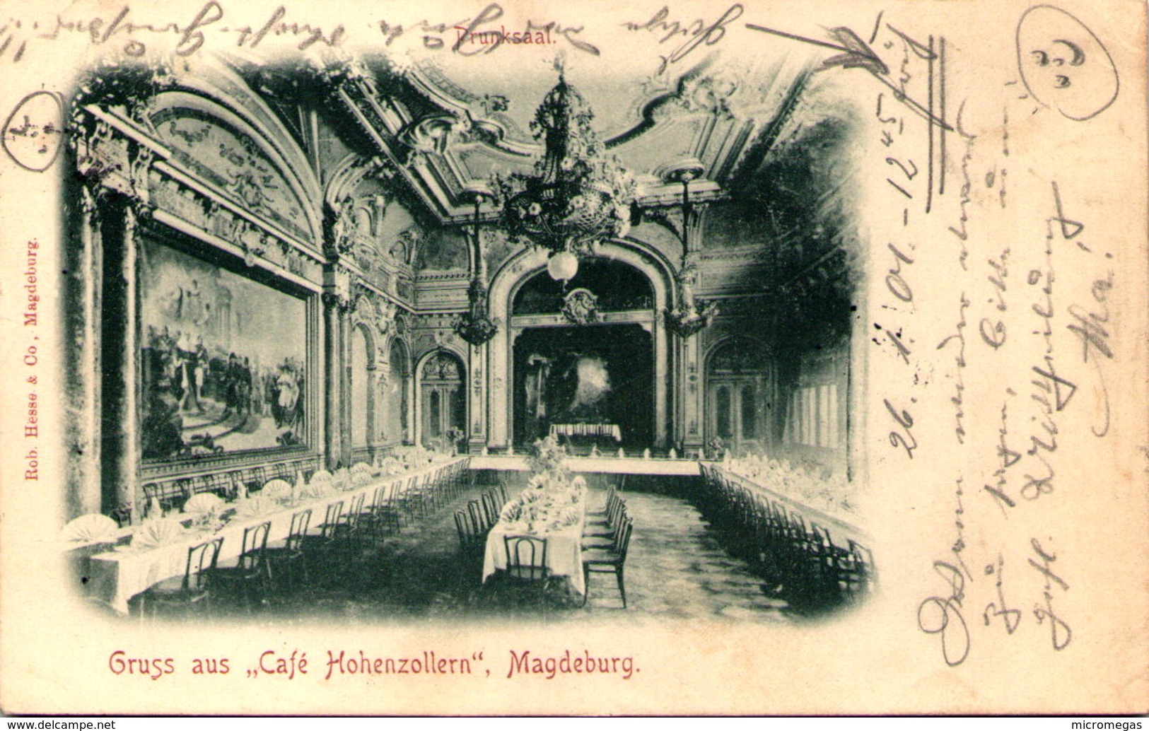 Gruss Aus "Café Hohenzollern" - MAGDEBURG - Magdeburg
