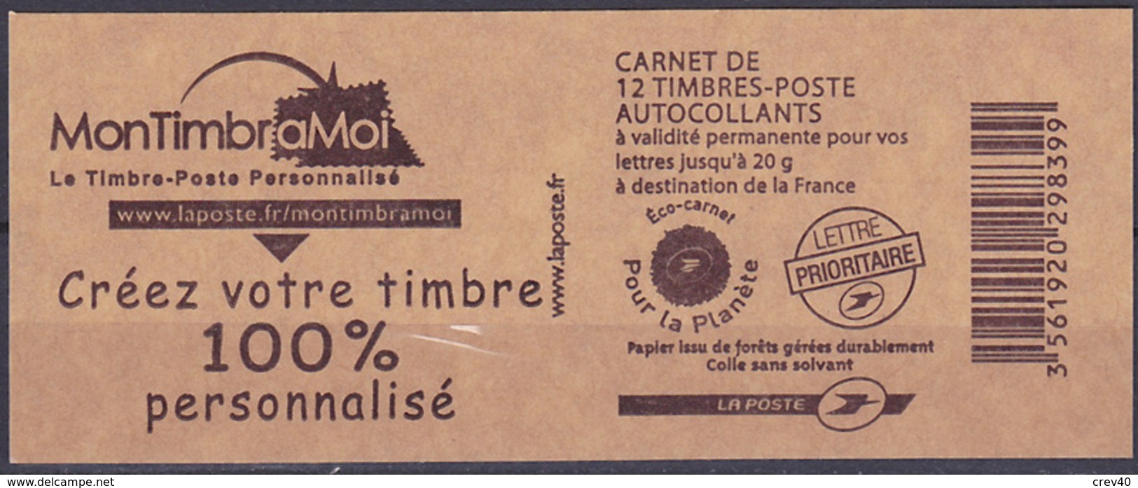 Carnet Neuf ** N° 4197-C5(Yvert) France 2008 - Marianne De Beaujard, Mon TimbraMoi - Modernes : 1959-...