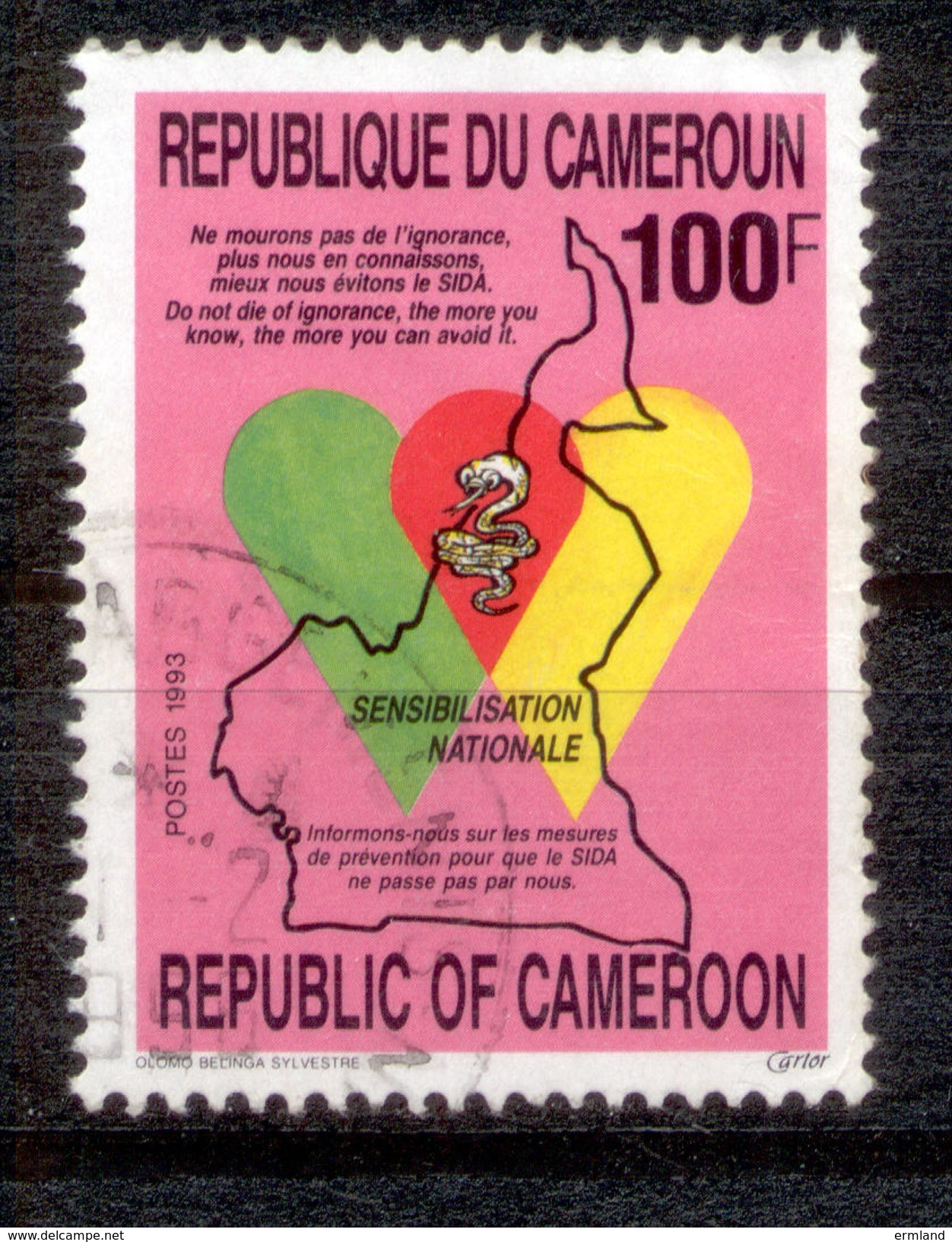 Kamerun - Cameroun 1993 - Michel Nr. 1200 O - Camerún (1960-...)