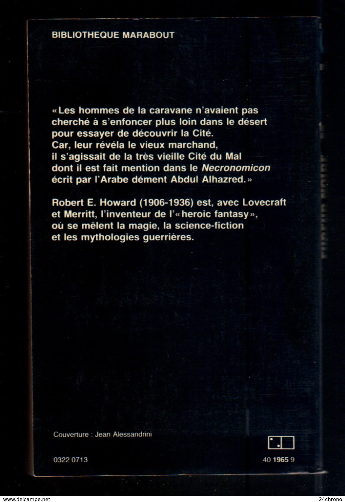 Livre: Fureur Noire Par Robert E. Howard, Marabout (16-2869) - Marabout SF