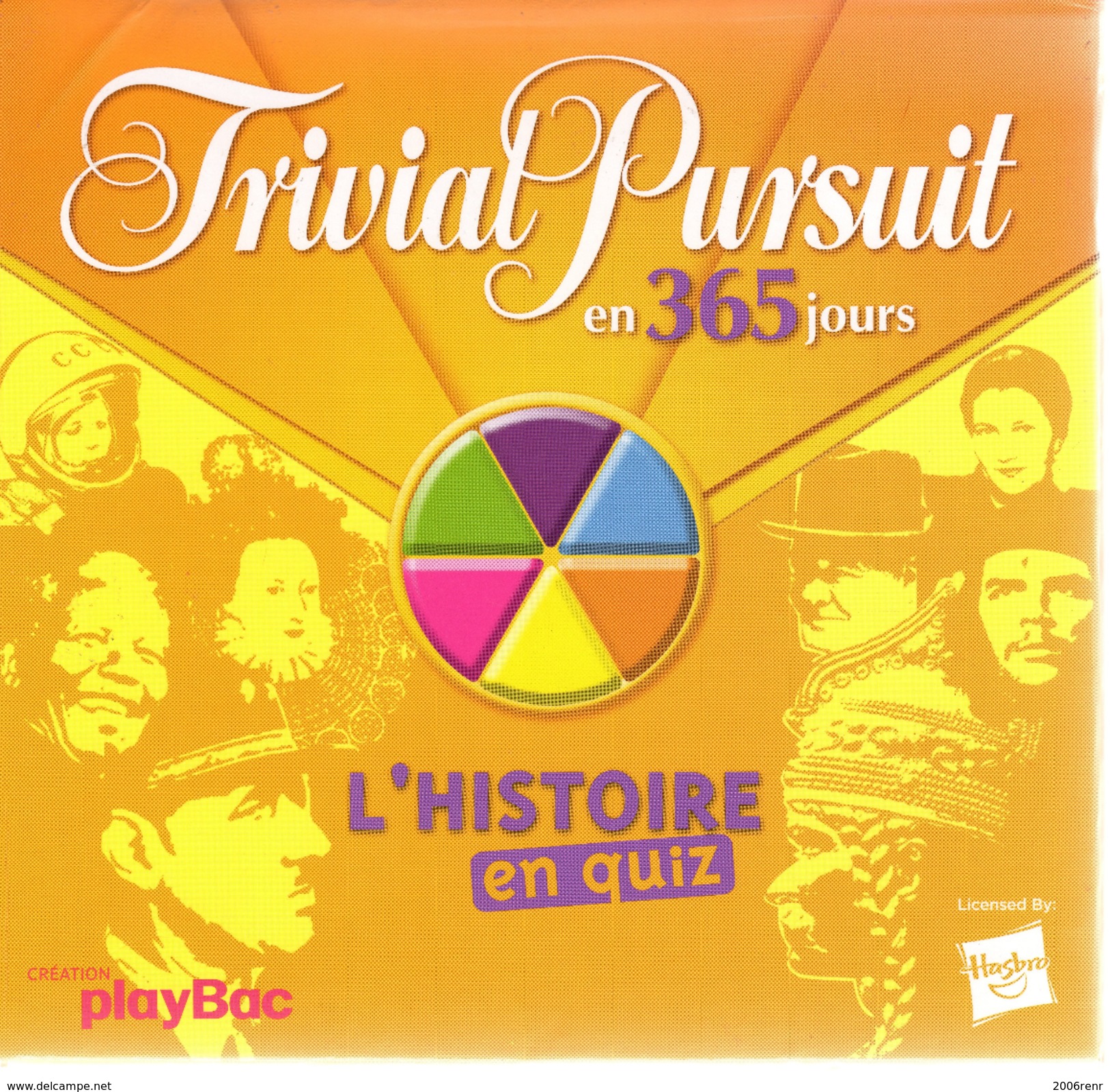 TRIVIAL PURSUIT CALENDRIER PERPETUEL COFFRET: HISTOIRE PLUS DE 1000 QUESTIONS. Très Bon état. VOIR. - Autres & Non Classés