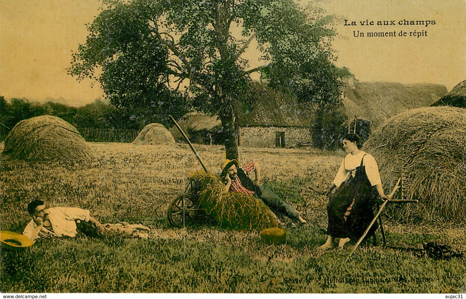 Agriculture - La Vie Aux Champs - Un Moment De Répit - état - Autres & Non Classés